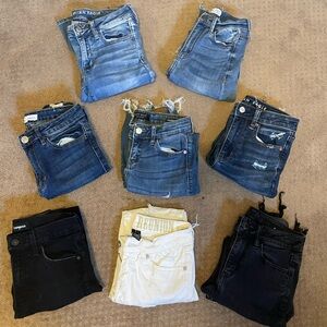 8 pairs of jeans